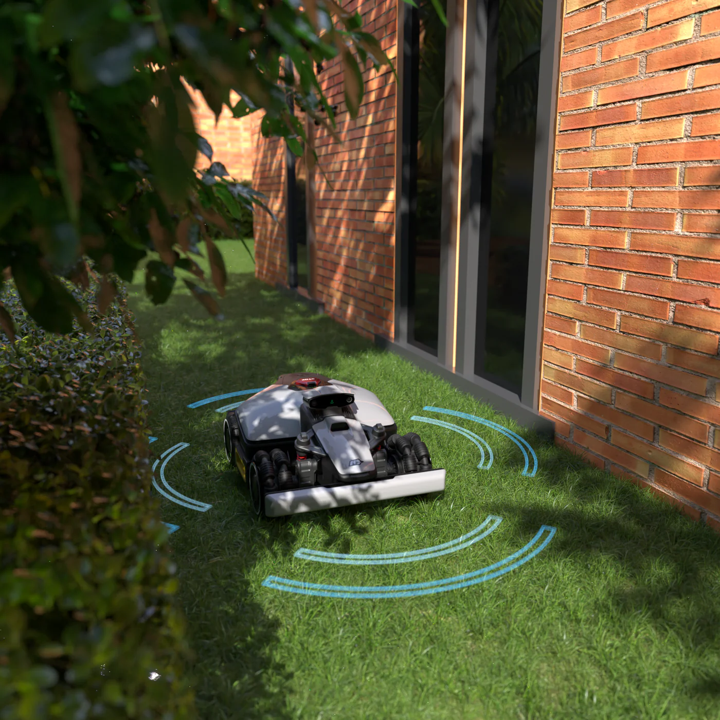 Luba Mini unter Bäumen