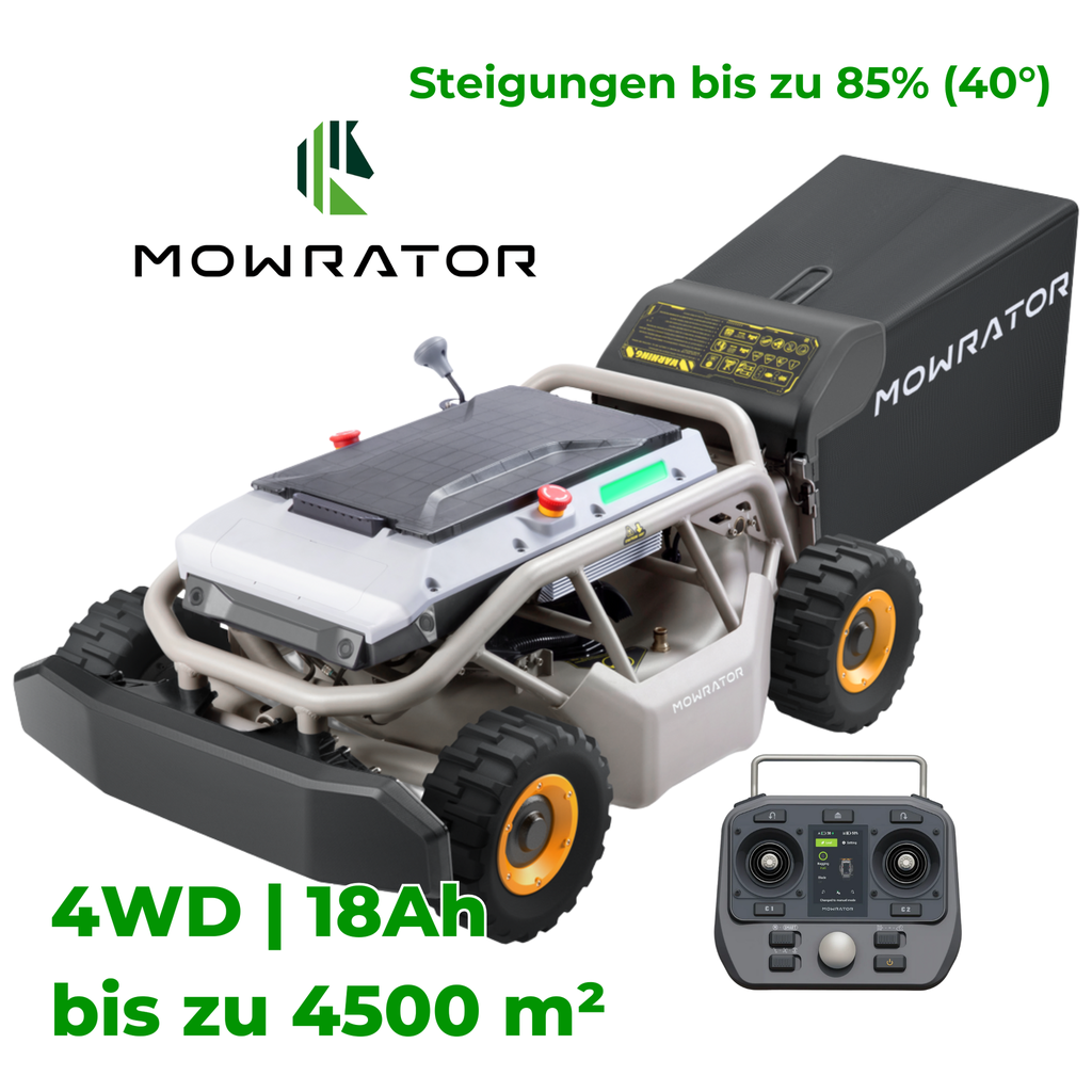 Mowrator S1 4WD | 85% Steigung (Breitreifen-Edition) + 18Ah Akku (Kopie)